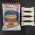 RAWHIDE DOG BONE / CHEW BONE / PRESSED BONE 4"(1X4)
